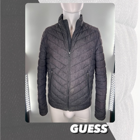 Guess Other - GUC Guess Chevron Quilted Puffer Coat